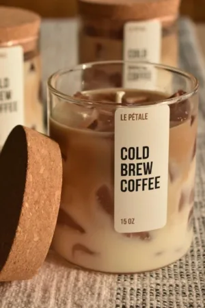 Iced brew coffee candle