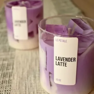 Lavender Latte Candle 15oz