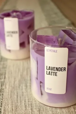 Lavender Latte Candle 15oz