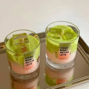 Strawberry Matcha Latte Candle