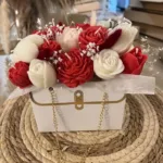 Luxury Flower Candle Bouquet Handbag