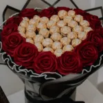 Ferrero Rocher Heart-Shaped Bouquet