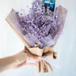 Personalized Polaroid Dried Flower Bouquet