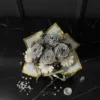 Black Blossom Candle Bouquet