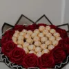 Ferrero Rocher Heart-Shaped Bouquet