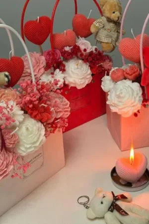Luxury Valentine’s Day Candle Bouquet