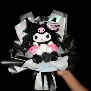 Custom Kuromi Eternal Rose Bouquet