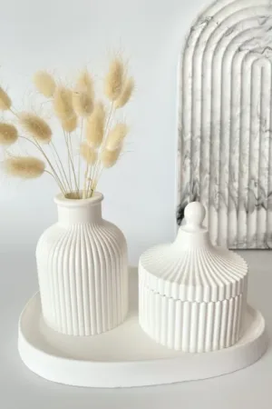 Minimalist Concrete Decor Set