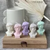 Handmade Mini David Candle | Aesthetic Statue Room Decor