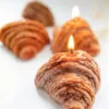 Handmade Croissant Candle | Cute Aesthetic Bakery Room Decor