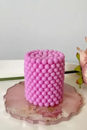 Pearl Pillar Candle