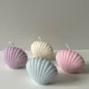Handmade Shell Candle | Cute Pastel Ocean Room Decor