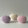 Handmade Shell Candle | Cute Pastel Ocean Room Decor