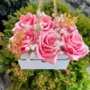Eternal Rose Bouquet Basket