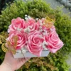Eternal Rose Bouquet Basket