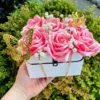 Eternal Rose Bouquet Basket