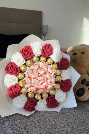 Bouquet of Eternal Chocolate Rose